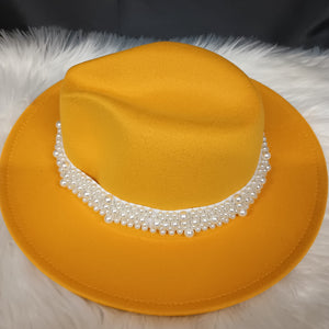 Dzign Services Pearl Fedora Hats