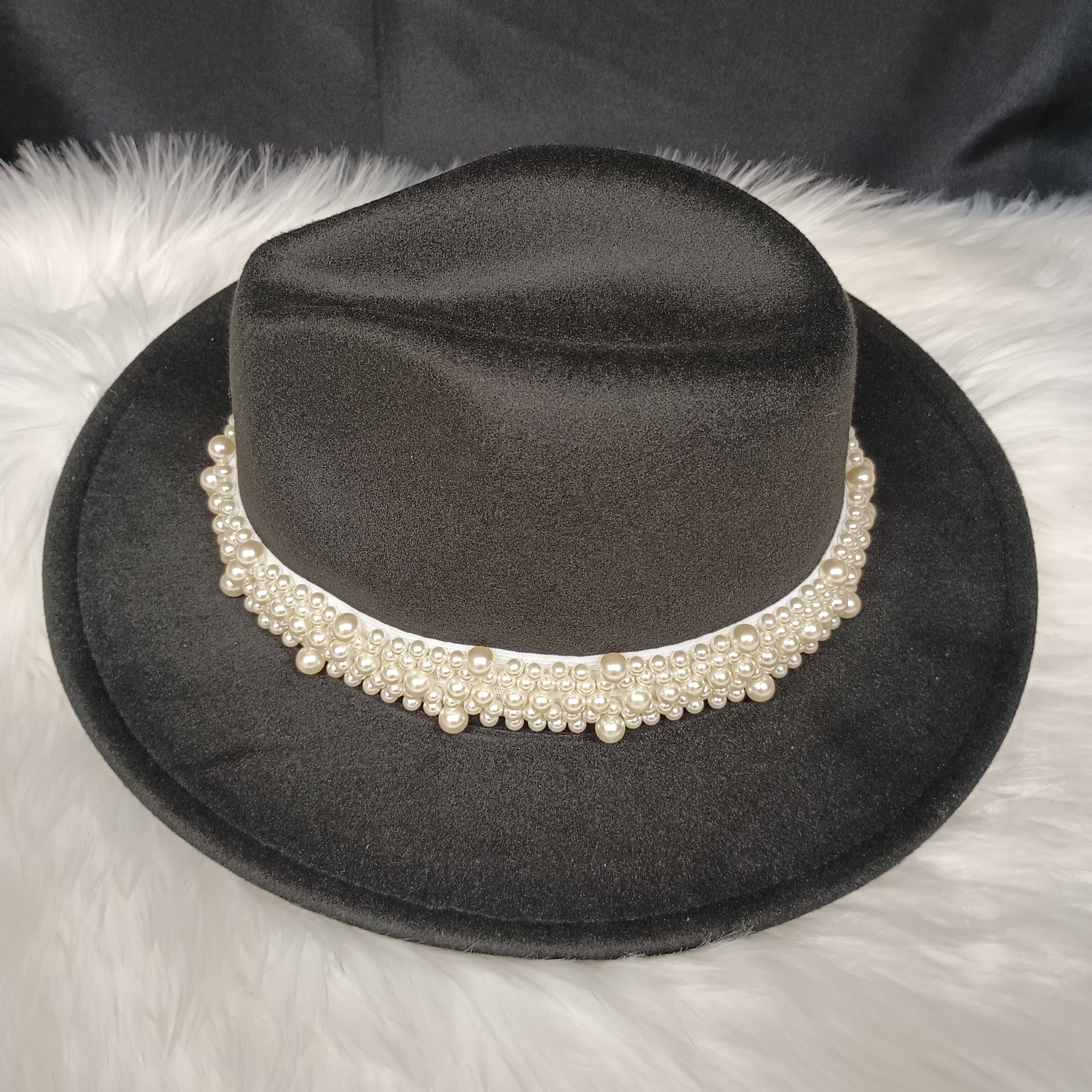 Dzign Services Pearl Fedora Hats