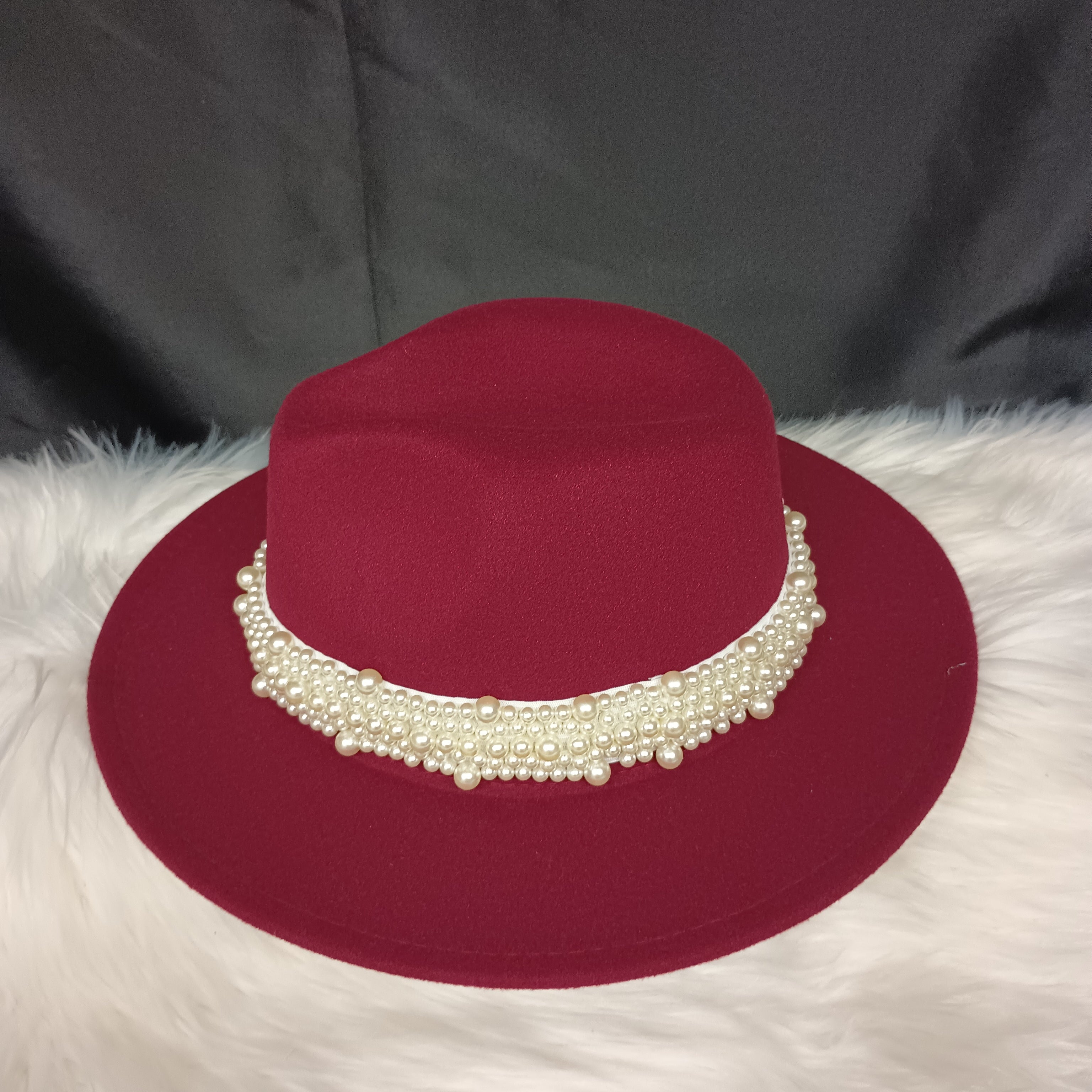 Dzign Services Pearl Fedora Hats