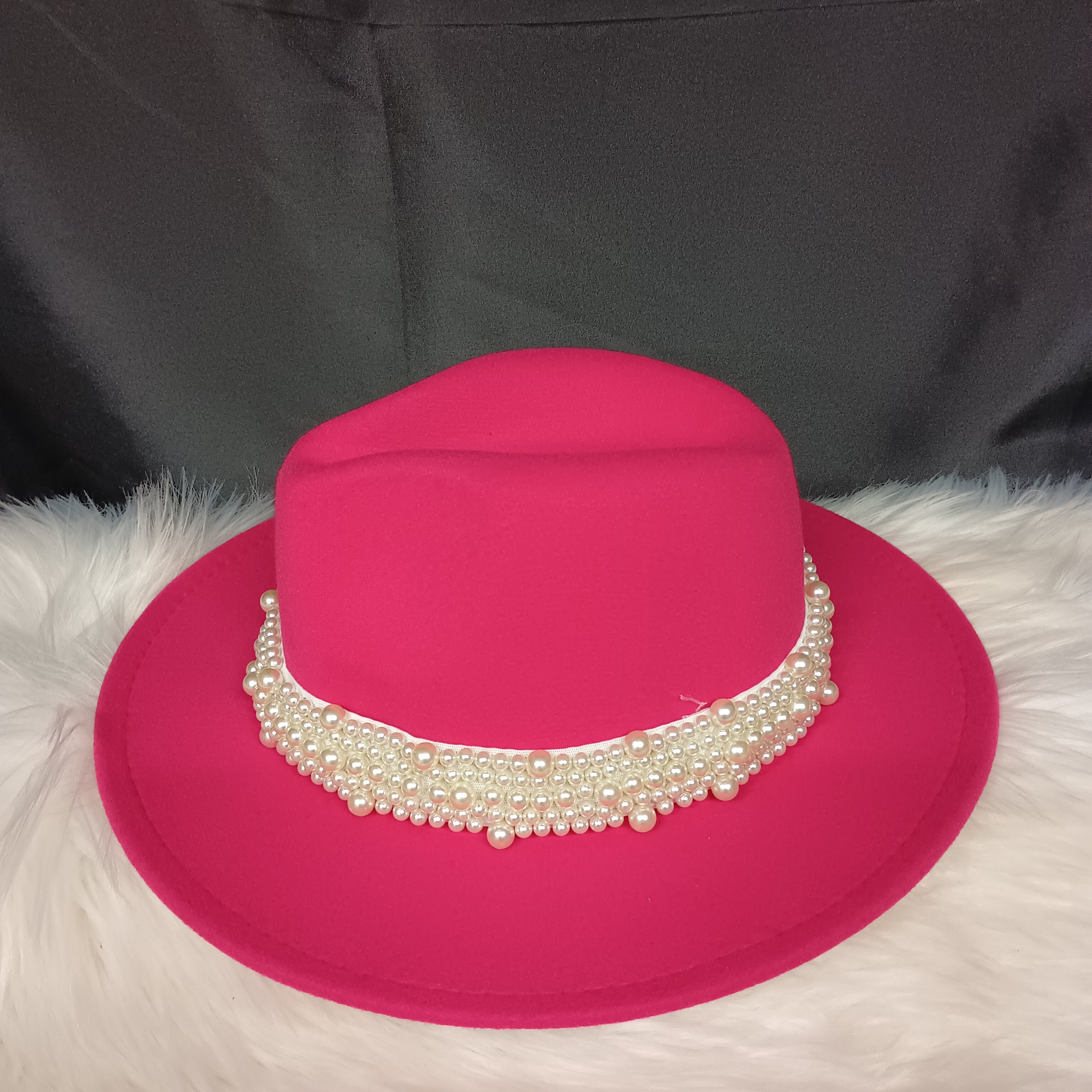 Dzign Services Pearl Fedora Hats