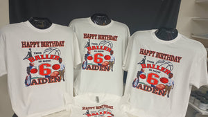 Dzign Services Customized Birthday Shirts (20 or less shirts)