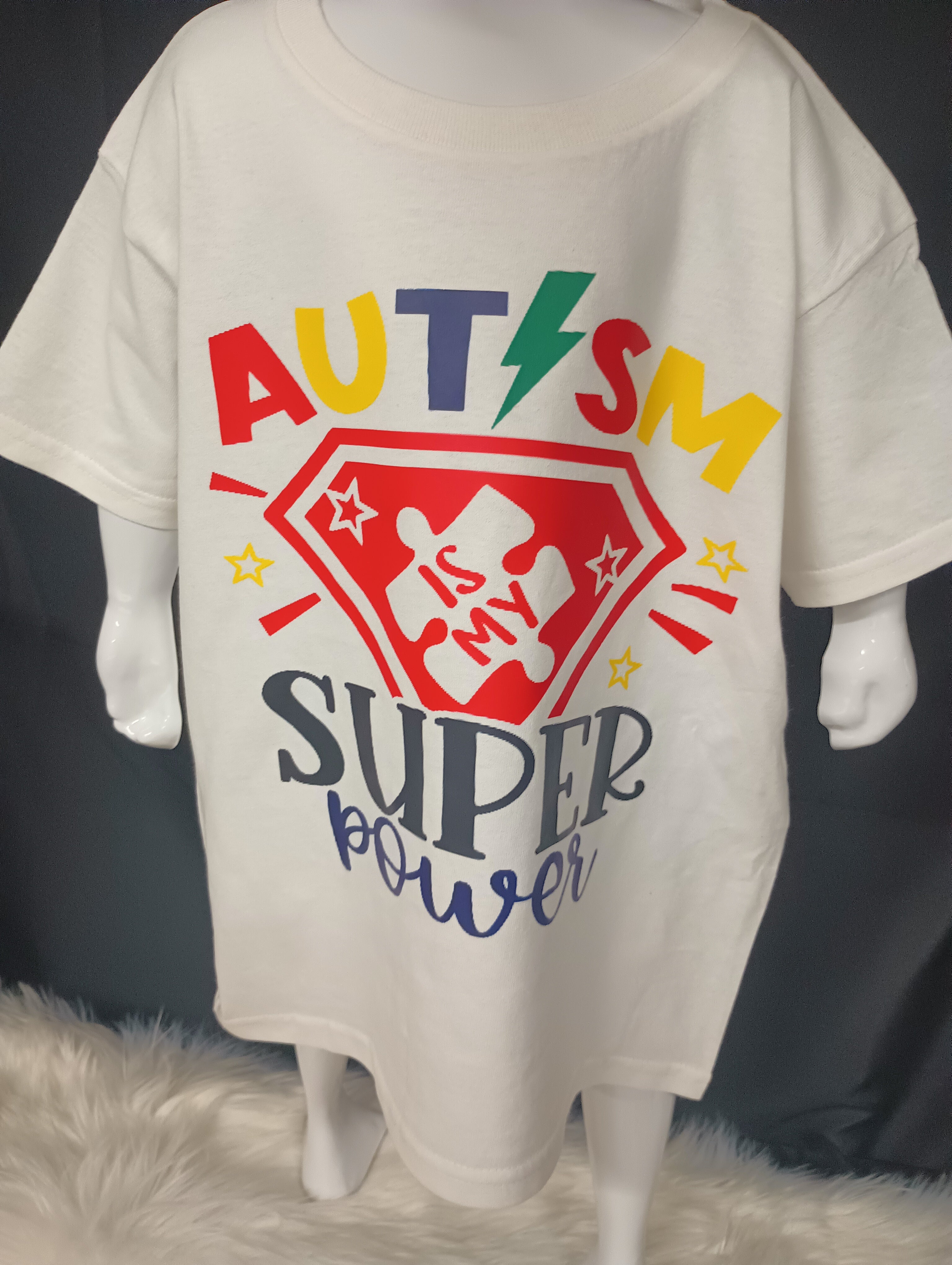 Customize Autism Super Power Shirt