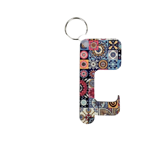 Sublimation Germ Free Door Opener Keychains