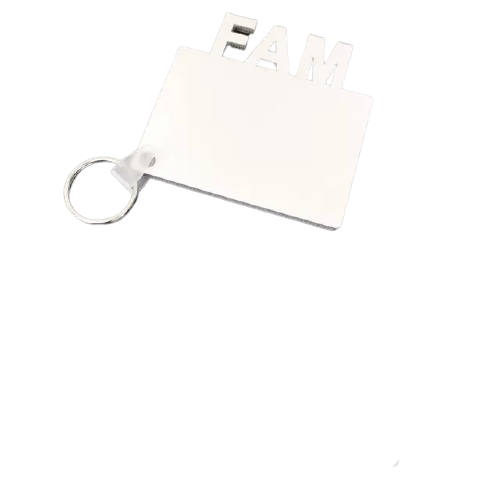 Sublimation FAM Double Sided Keychains