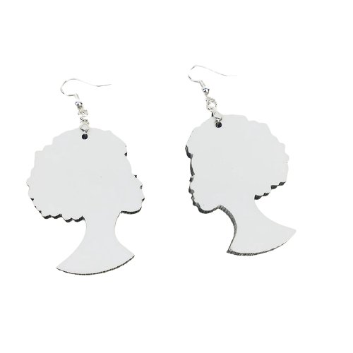 Sublimation Double Sided African Earrings