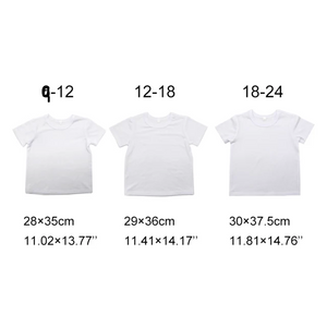 Sublimation Baby Shirts 100% Polyester Shirts