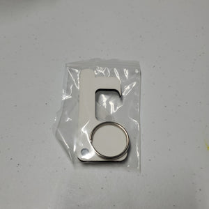 Sublimation Germ Free Door Opener Keychains