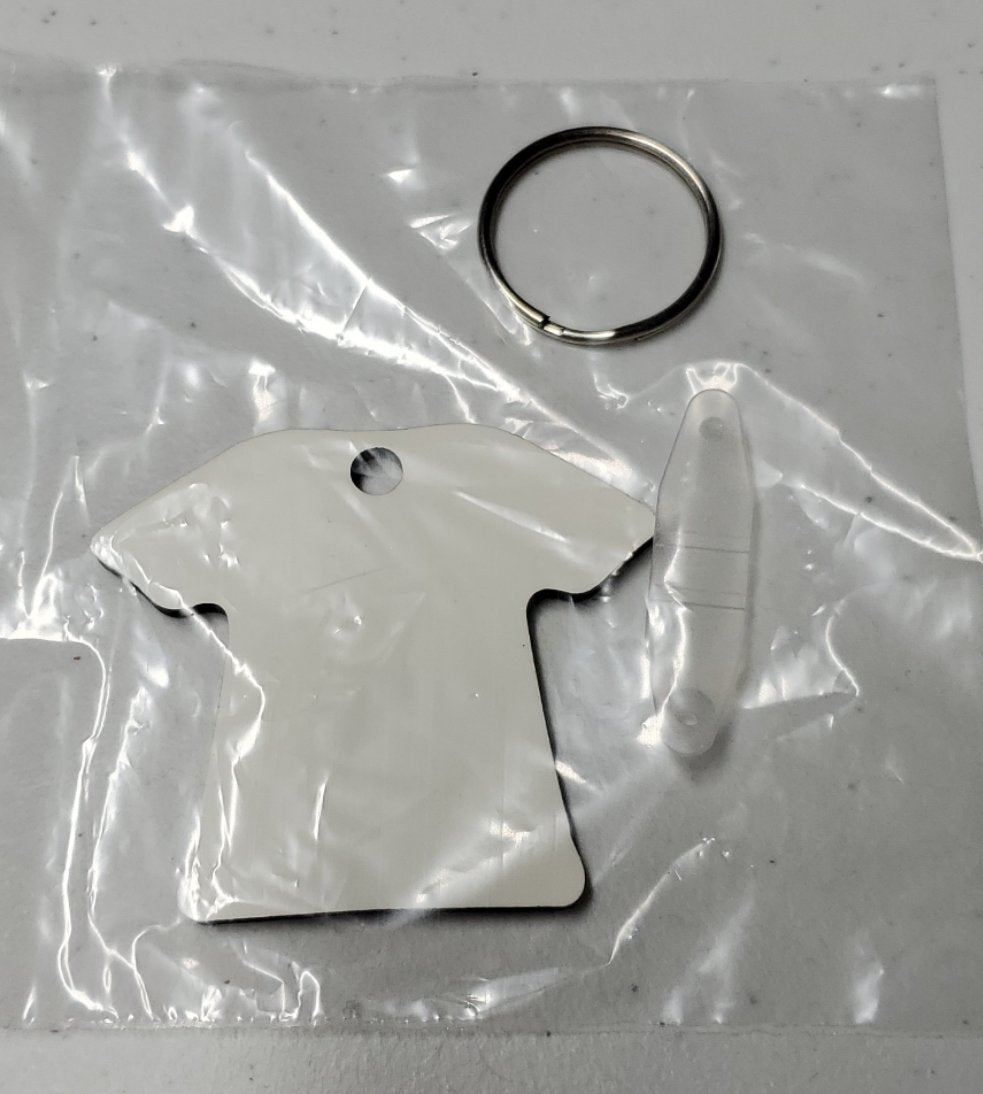 Sublimation T-Shirt Keychains