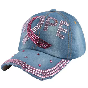 I Love Jesus Rhinestone Caps