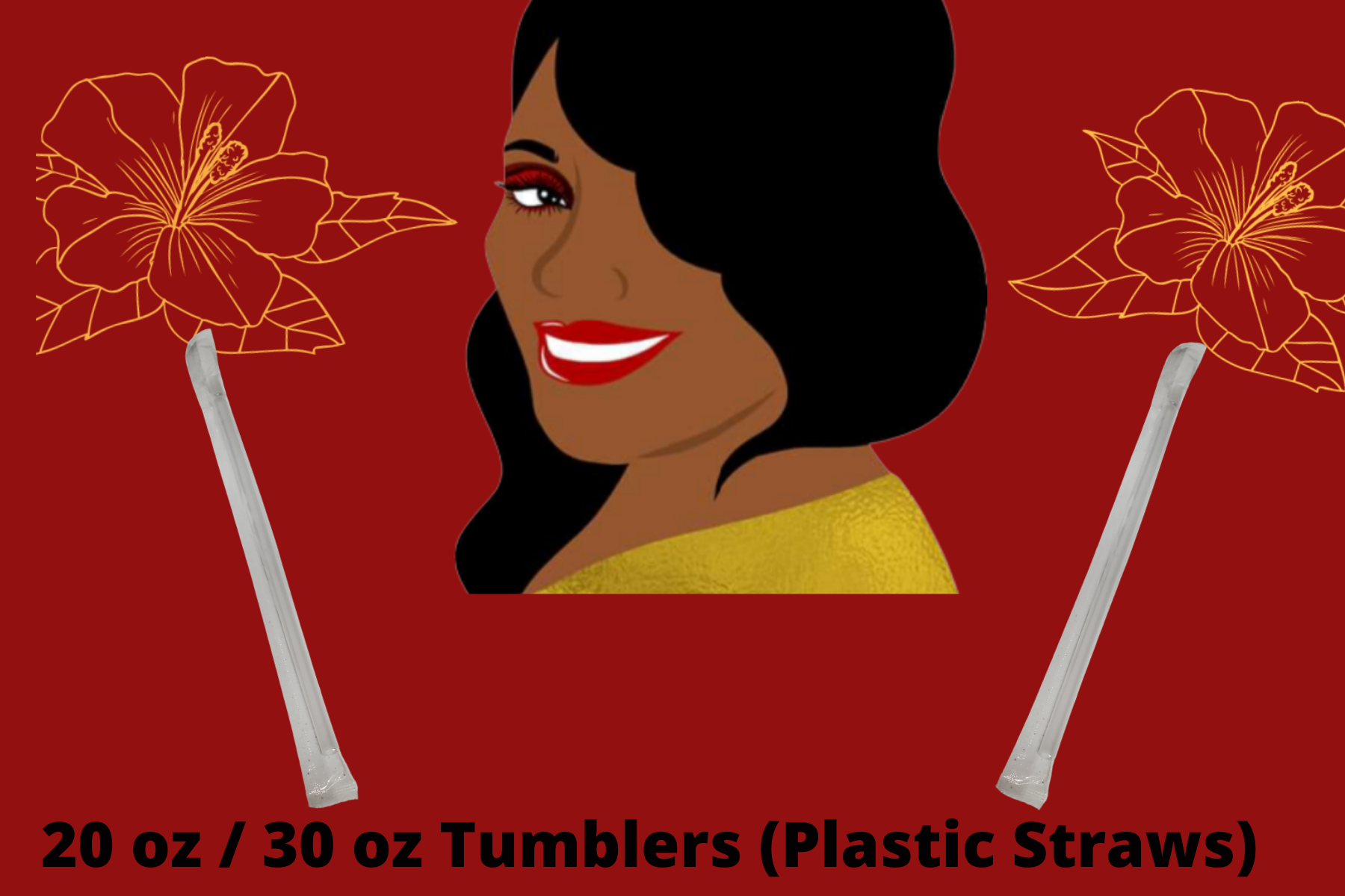 20oz & 30 oz Tumbler  Straws ( Plastic)