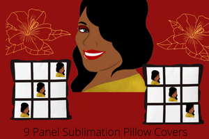 9 Panel Plush Sublimation Pillows