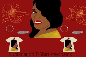 Sublimation T-Shirt Keychains