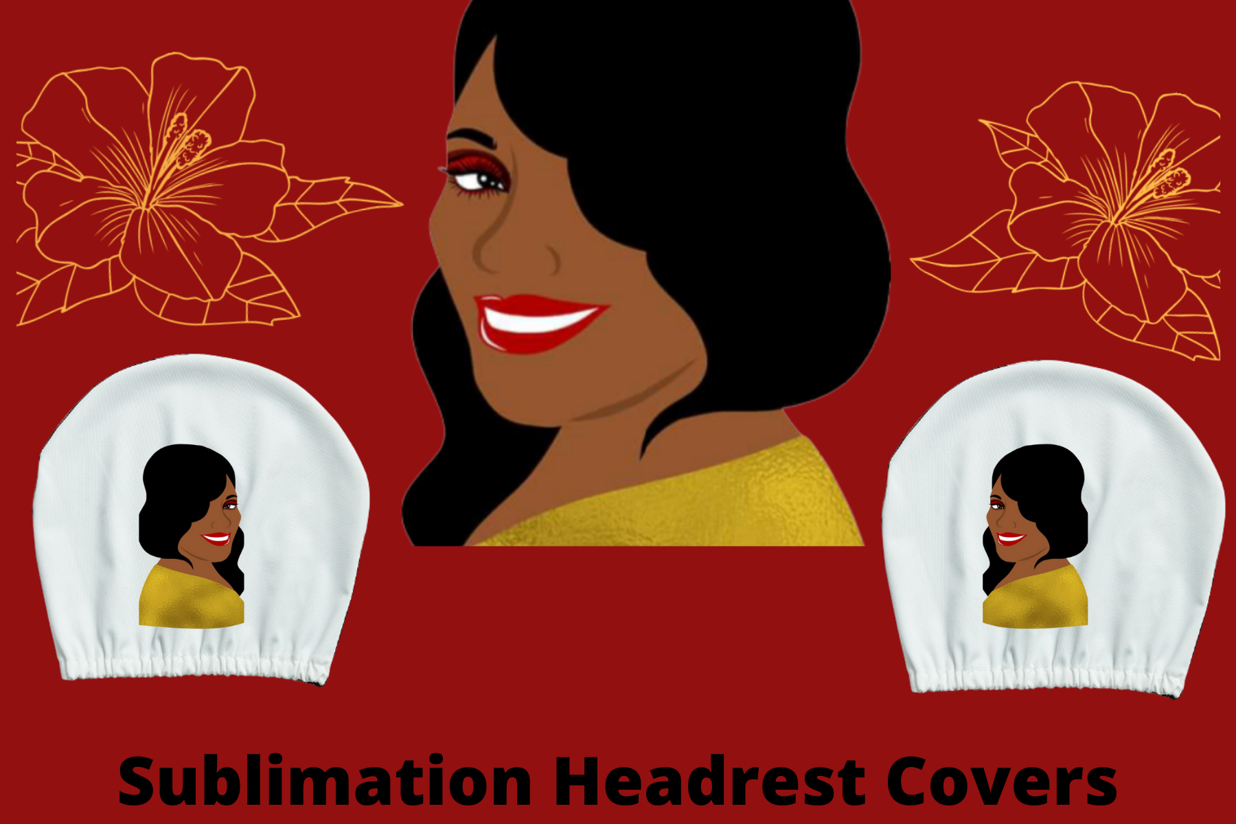 Sublimation Headrest Covers