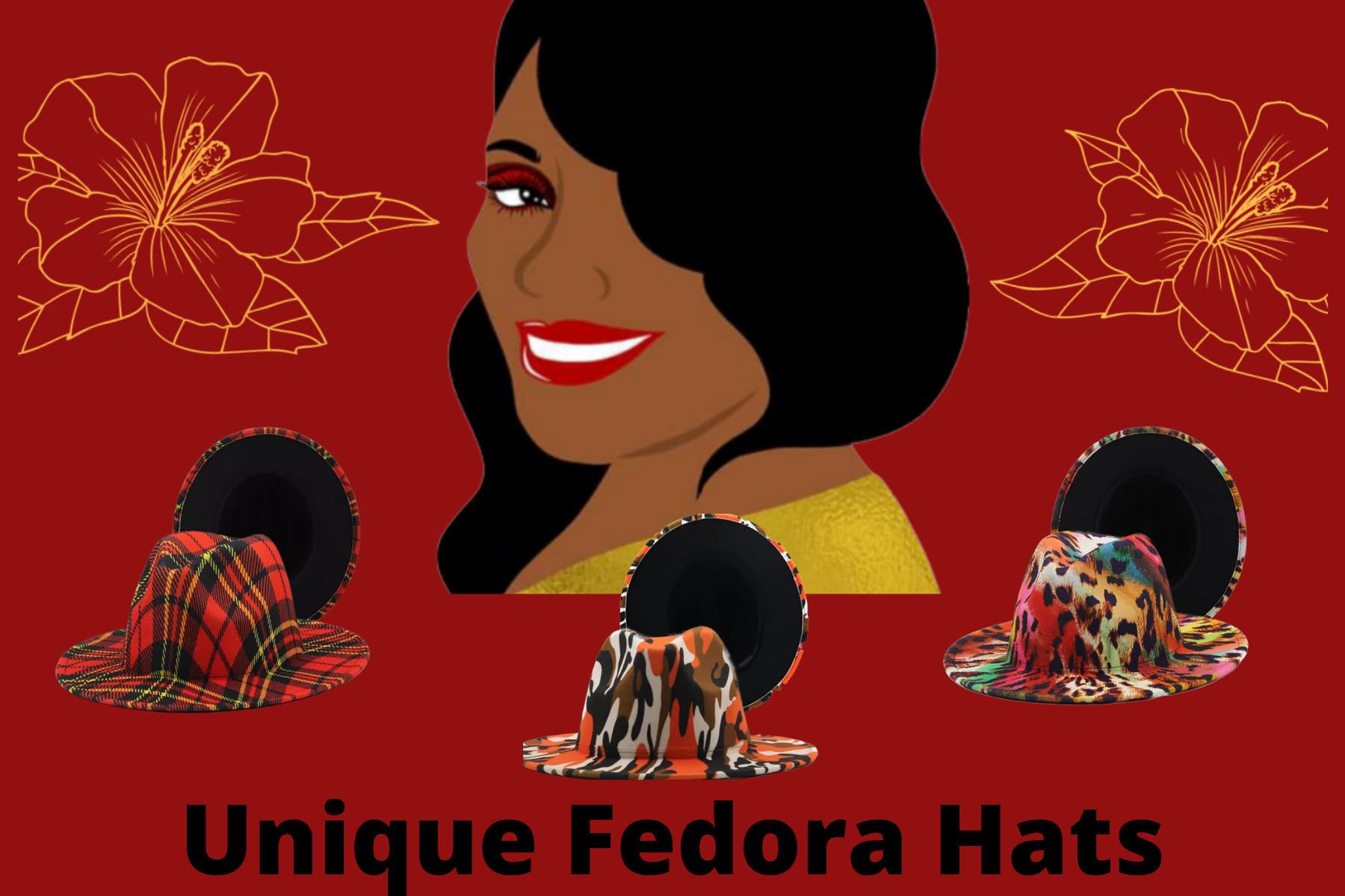 Dzign Services Unique Fedora Hats