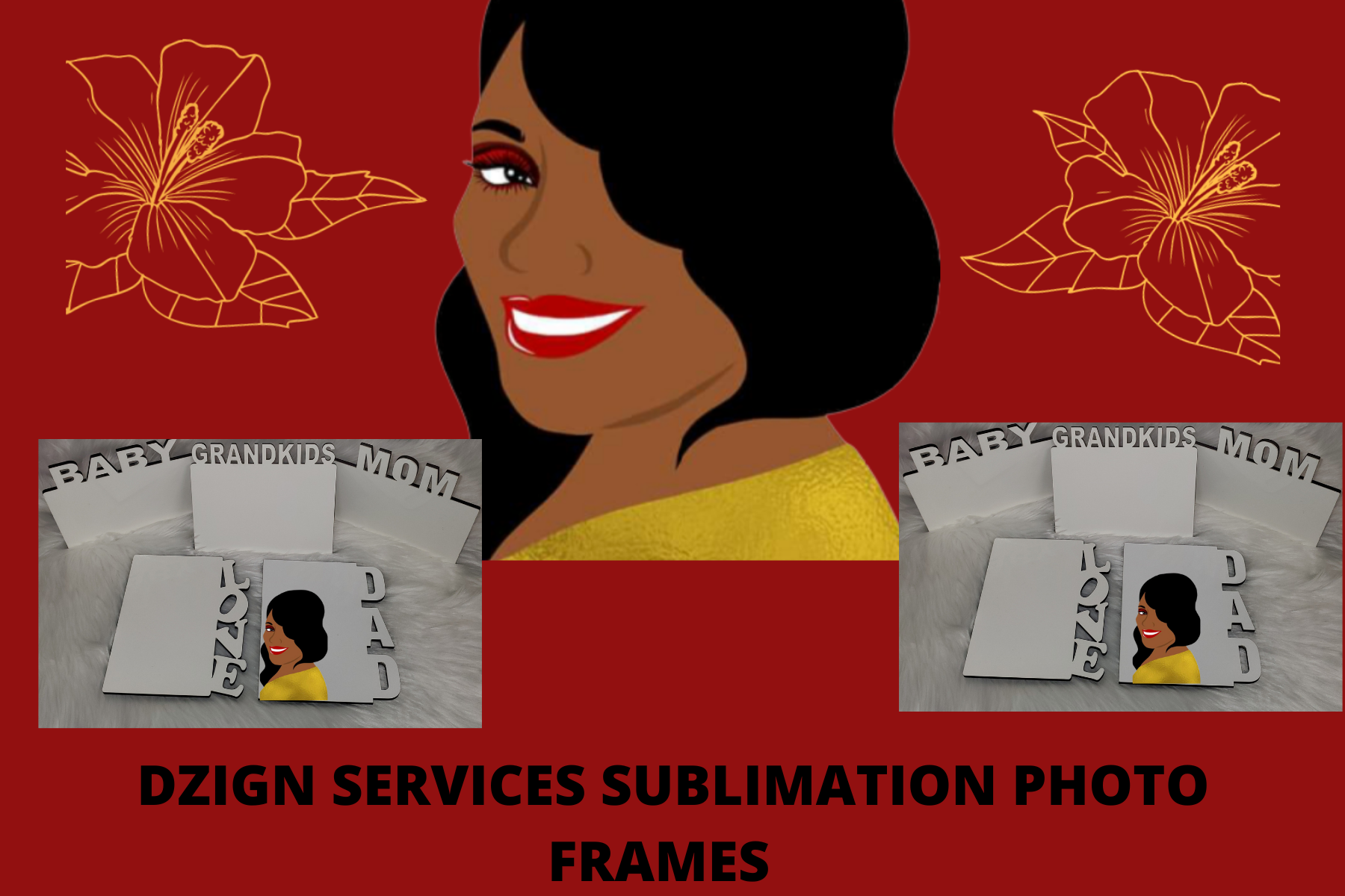 Dzign Services Sublimation Photo Frames