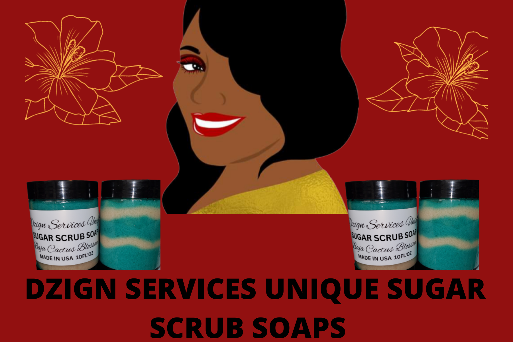 Dzign Services Unique Sugar Scrub Soaps