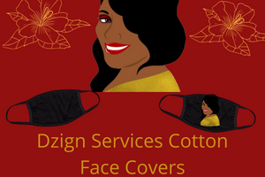 Adult Large Color Cotton Face Covers