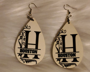 Sublimation Double Side Big Tear Drop Earrings