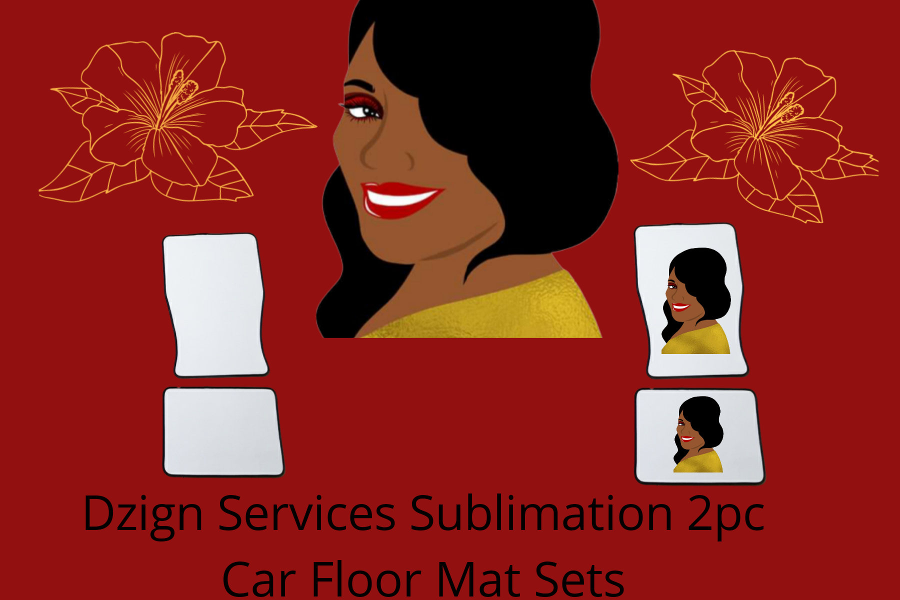 Dzign Services Sublimation Car Mat Sets