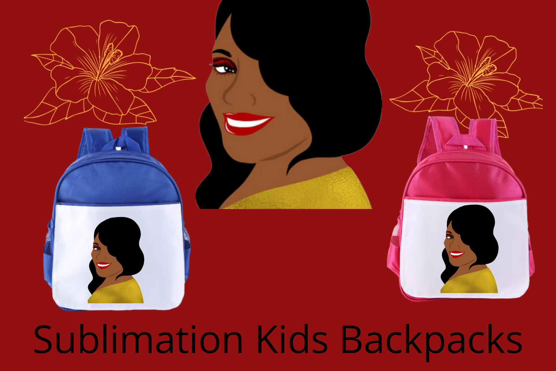 Sublimation Kids Backpacks