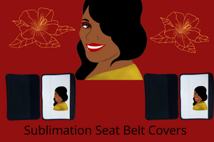 Sublimation Car Seat Belt Covers (Best  Seller)