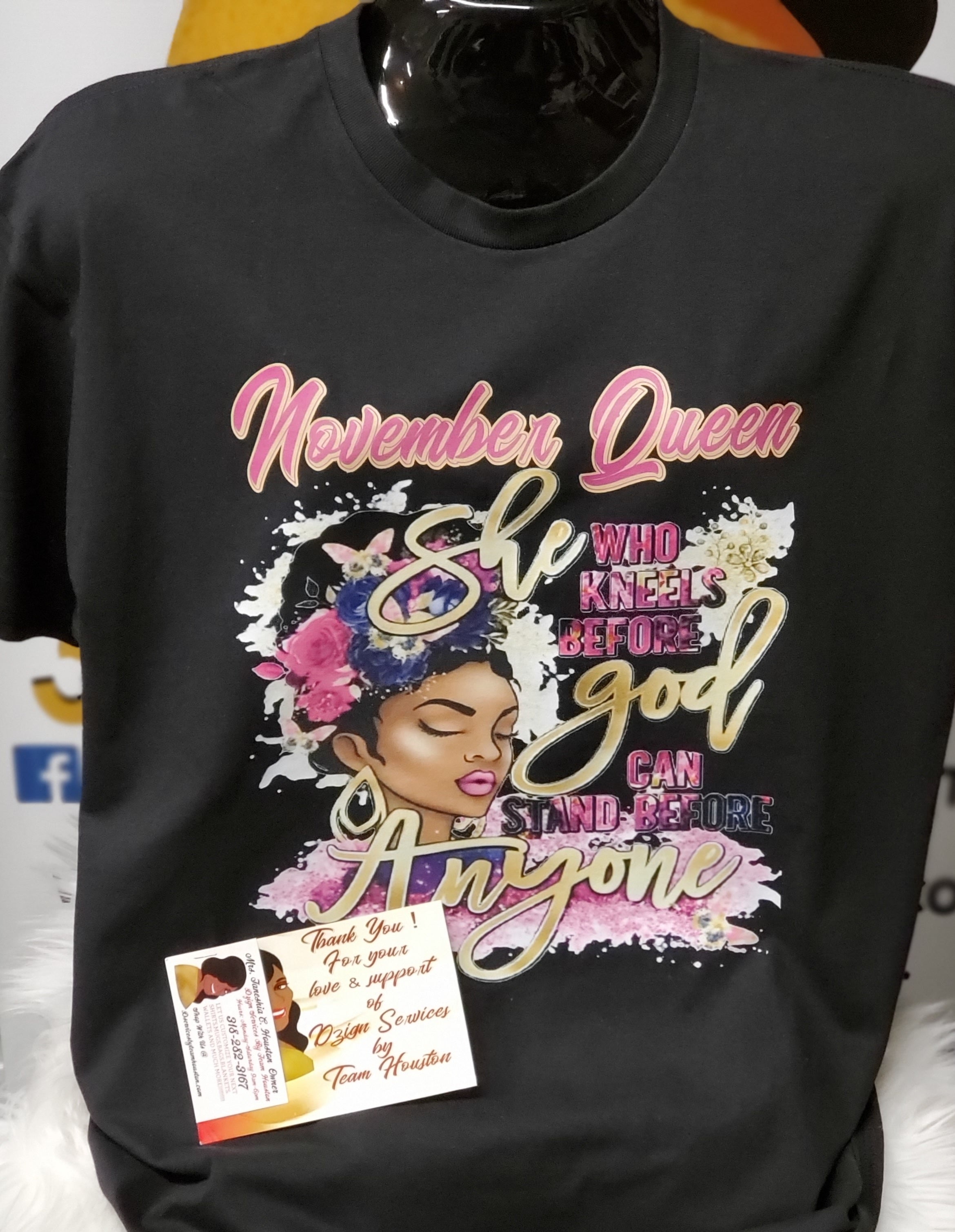 Customize November Queen Shirt