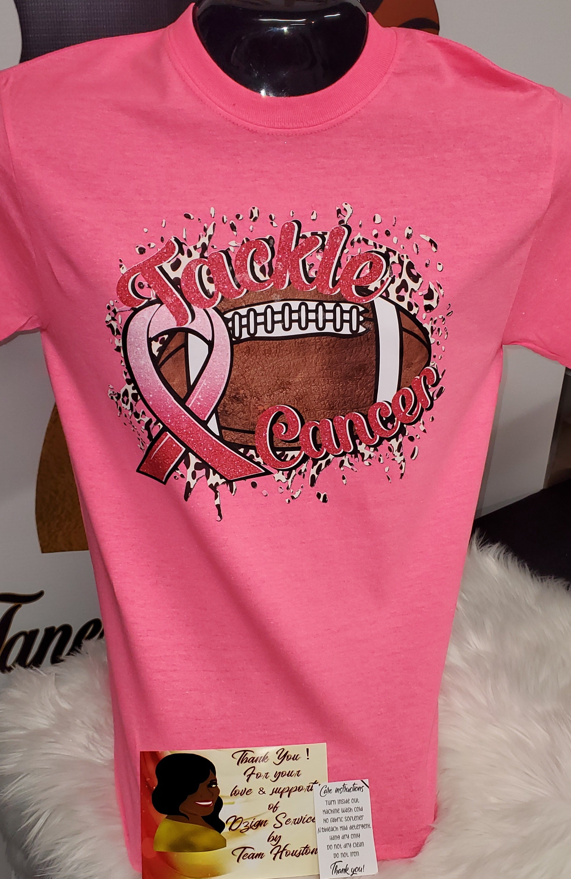 Customize Breast Cancer Awareness Shirt(Tackle)