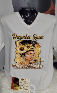 Customize December Queen Shirt