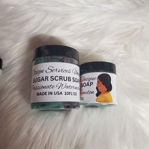 Dzign Services Unique Sugar Scrub Soaps