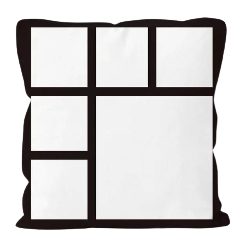 6 Panel Plush Sublimation Pillow Covers