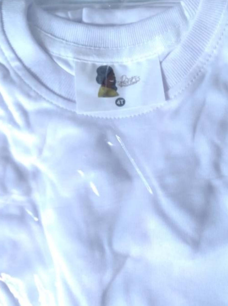 Dzign Services Toddler 100% Polyester Shirts (silky feel)