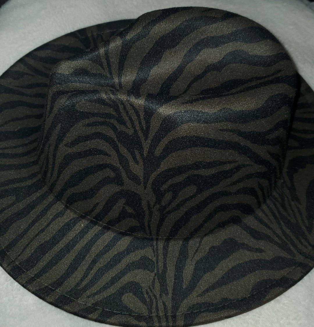 Dzign Services Jazzy Zebra Fedora Hats