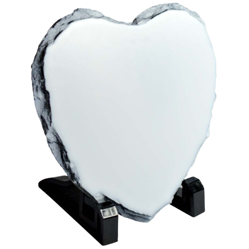 Heart Sublimation Rock Slates