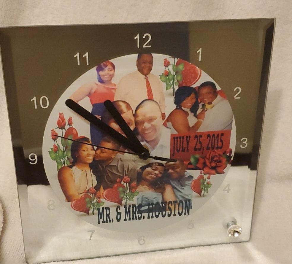 Sublimation Mirror Clocks