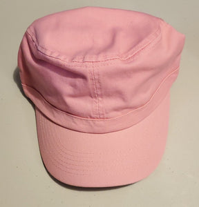 Pink Cotton Ladies Caps